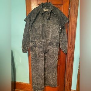Saddlesmith Outfitters Horse Coat Black Denim Duster
